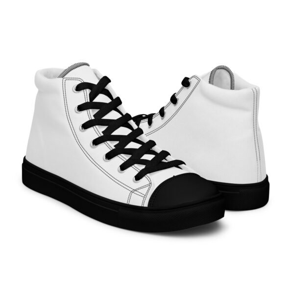Men’s high top canvas shoes - Image 2
